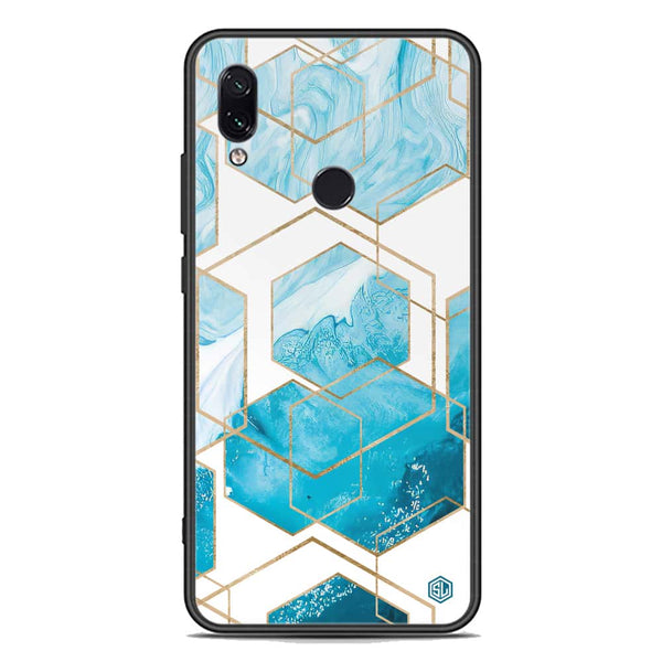 Stylish Marble Series Soft Phone Case - Premium Glass Case - Design 1 - Xiaomi Redmi Note 7 Pro