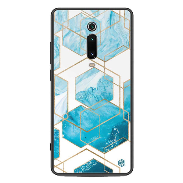 Stylish Marble Series Soft Phone Case - Premium Glass Case - Design 1 - Xiaomi Redmi K20