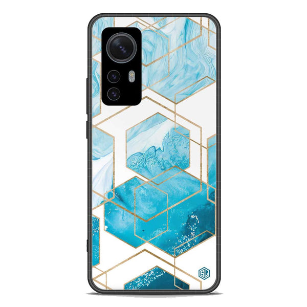 Stylish Marble Series Soft Phone Case - Premium Glass Case - Design 1 - Xiaomi 12S Pro
