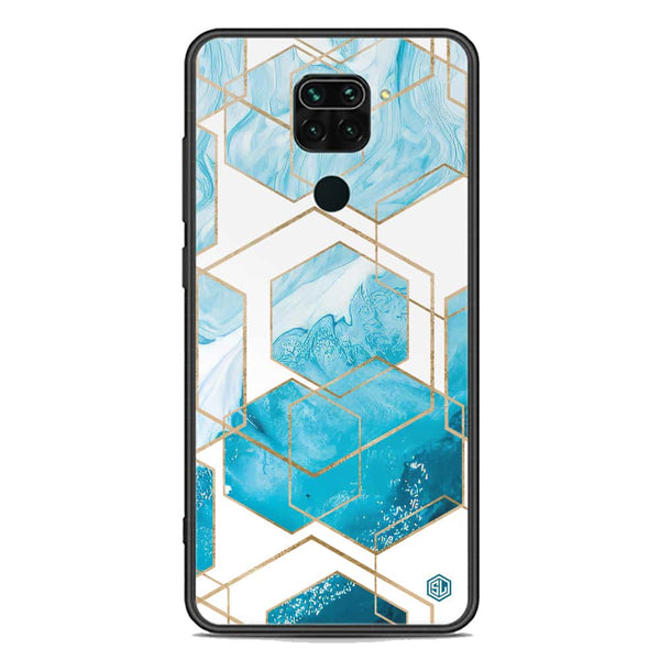 Stylish Marble Series Soft Phone Case - Premium Glass Case - Design 1 - Xiaomi Redmi 10X 4G