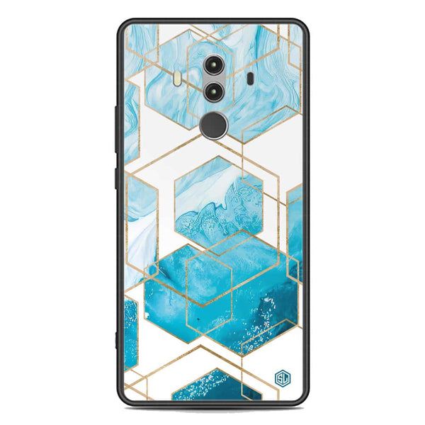 Stylish Marble Series Soft Phone Case - Premium Glass Case - Design 1 - Huawei Mate 10 Pro