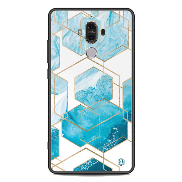 Stylish Marble Series Soft Phone Case - Premium Glass Case - Design 1 - Huawei Mate 9