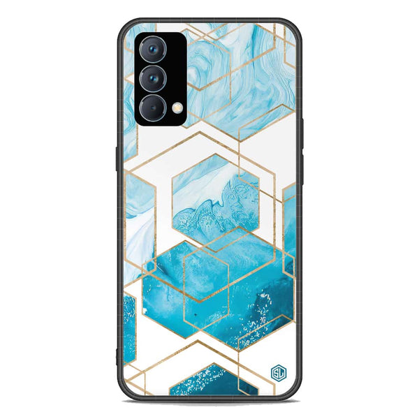 Stylish Marble Series Soft Phone Case - Premium Glass Case - Design 1 - Realme GT Master
