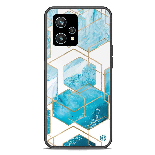 Stylish Marble Series Soft Phone Case - Premium Glass Case - Design 1 - Realme 9 Pro Plus
