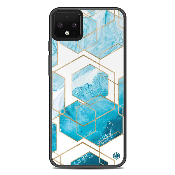 Stylish Marble Series Soft Phone Case - Metal Case - Design 1 - Google Pixel 4 XL
