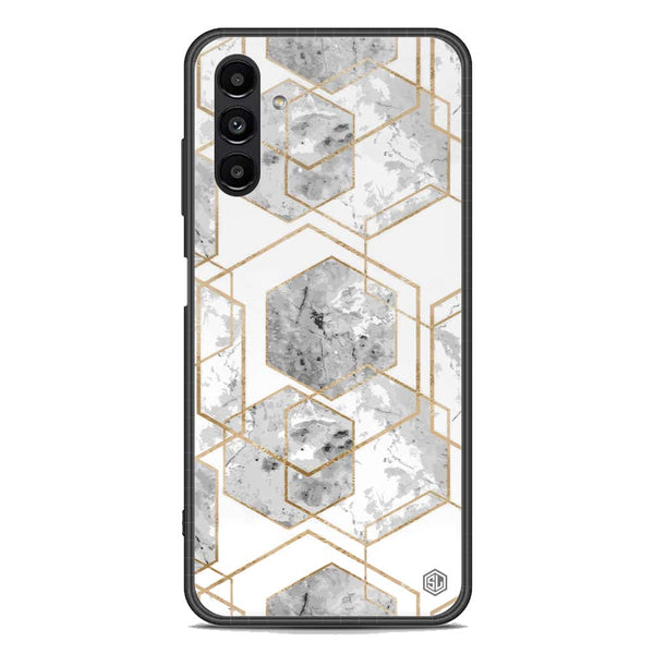 Stylish Marble Series Soft Phone Case - Premium Glass Case - Design 2 - Samsung Galaxy A04s