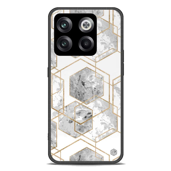 Stylish Marble Series Soft Phone Case - Premium Glass Case - Design 2 - OnePlus Ace Pro