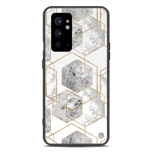 Stylish Marble Series Soft Phone Case - Premium Glass Case - Design 2 - OnePlus 9RT 5G