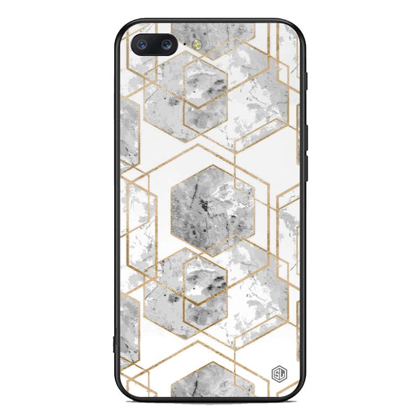 Stylish Marble Series Soft Phone Case - Premium Glass Case - Design 2 - OnePlus 5
