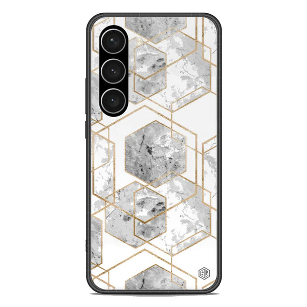 Stylish Marble Series Soft Phone Case - Premium Glass Case - Design 2 - Samsung Galaxy S23 Plus 5G