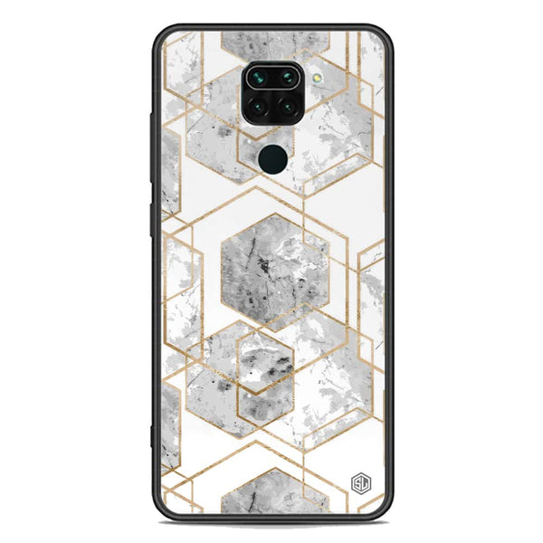 Stylish Marble Series Soft Phone Case - Premium Glass Case - Design 2 - Xiaomi Redmi 10X 4G