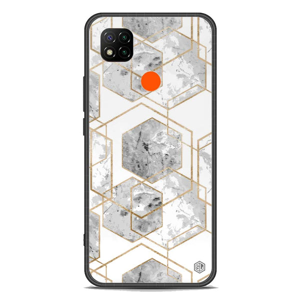 Stylish Marble Series Soft Phone Case - Premium Glass Case - Design 2 - Xiaomi Redmi 10A