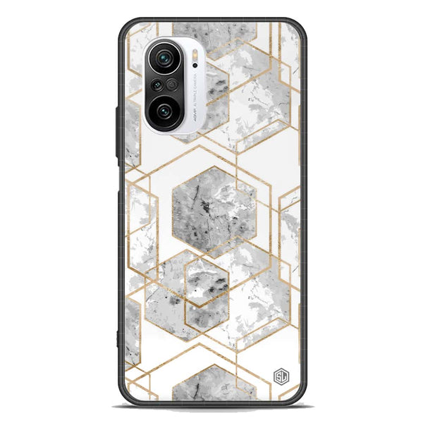 Stylish Marble Series Soft Phone Case - Premium Glass Case - Design 2 - Xiaomi Mi 11i