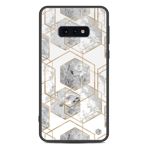 Stylish Marble Series Soft Phone Case - Premium Glass Case - Design 2 - Samsung Galaxy S10e