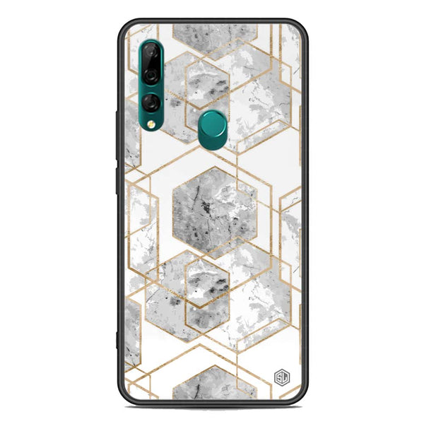 Stylish Marble Series Soft Phone Case - Premium Glass Case - Design 2 - Huawei Y9 Prime 2019