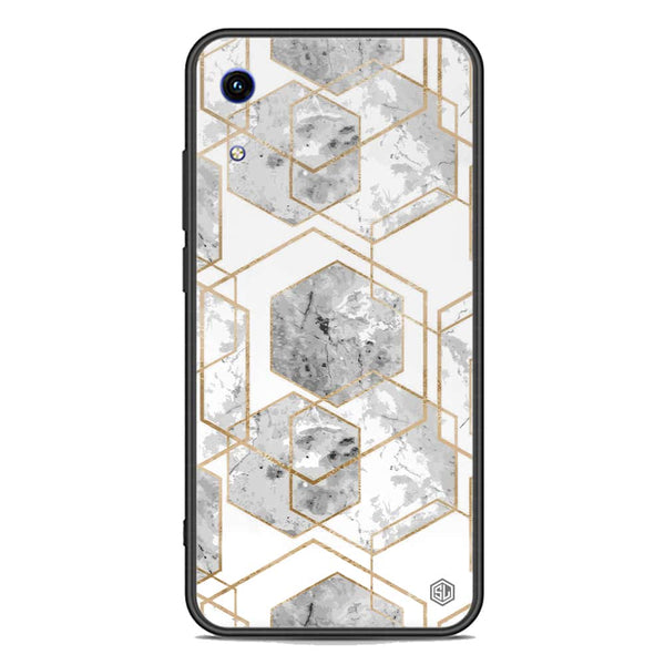 Stylish Marble Series Soft Phone Case - Premium Glass Case - Design 2 - Huawei Y6s 2019