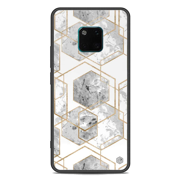 Stylish Marble Series Soft Phone Case - Premium Glass Case - Design 2 - Huawei Mate 20 Pro