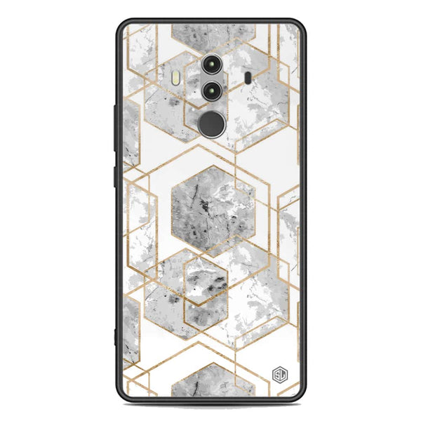 Stylish Marble Series Soft Phone Case - Premium Glass Case - Design 2 - Huawei Mate 10 Pro