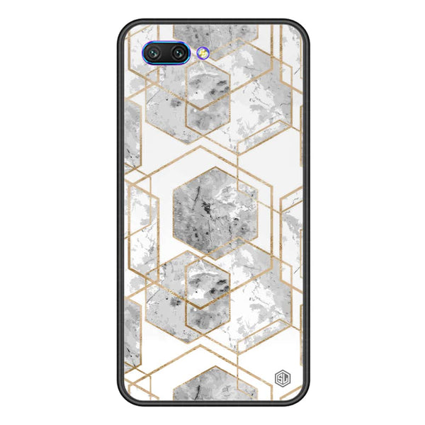 Stylish Marble Series Soft Phone Case - Premium Glass Case - Design 2 - Huawei Honor 10