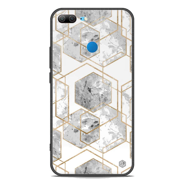 Stylish Marble Series Soft Phone Case - Premium Glass Case - Design 2 - Huawei Honor 9 Lite