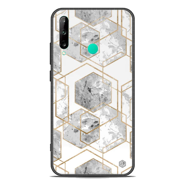 Stylish Marble Series Soft Phone Case - Premium Glass Case - Design 2 - Honor 9C