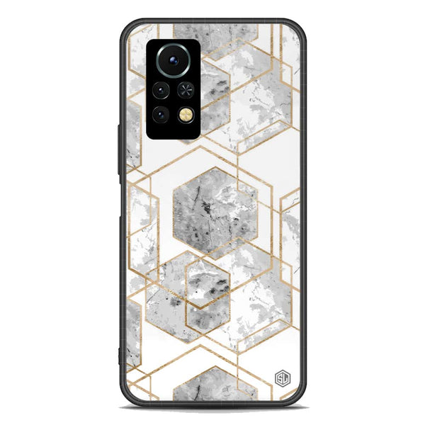 Stylish Marble Series Soft Phone Case - Premium Glass Case - Design 2 - Infinix Note 11s