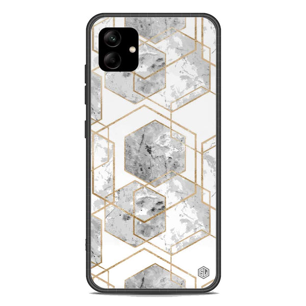 Stylish Marble Series Soft Phone Case - Premium Glass Case - Design 2 - Samsung Galaxy M04 4G