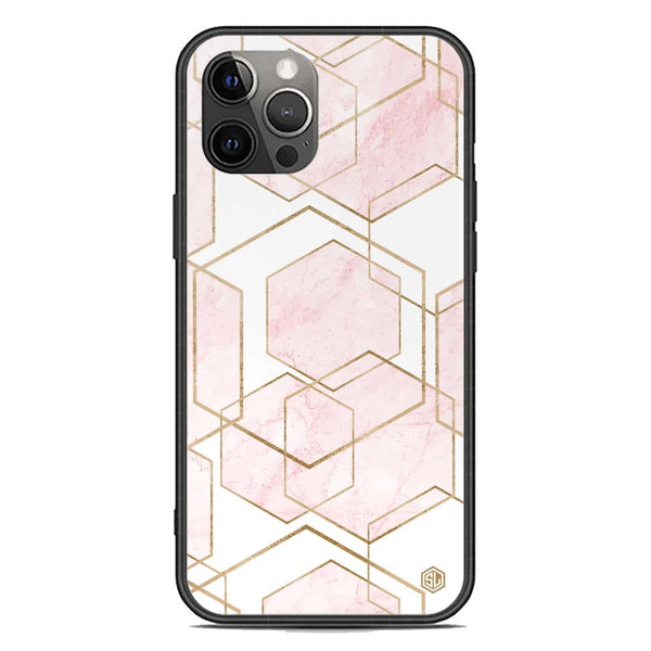 Stylish Marble Series Soft Phone Case - Premium Glass Case - Design 3 - iPhone 12 Pro Max