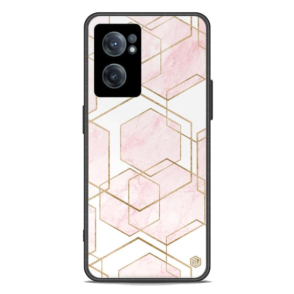 Stylish Marble Series Soft Phone Case - Premium Glass Case - Design 3 - OnePlus Nord CE 2 5G