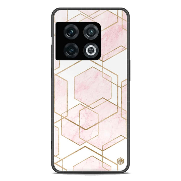 Stylish Marble Series Soft Phone Case - Premium Glass Case - Design 3 - OnePlus 10 Pro