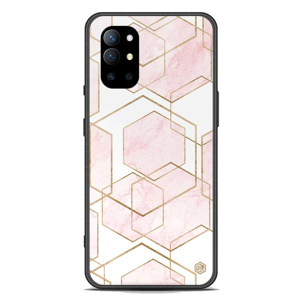 Stylish Marble Series Soft Phone Case - Premium Glass Case - Design 3 - OnePlus 9R