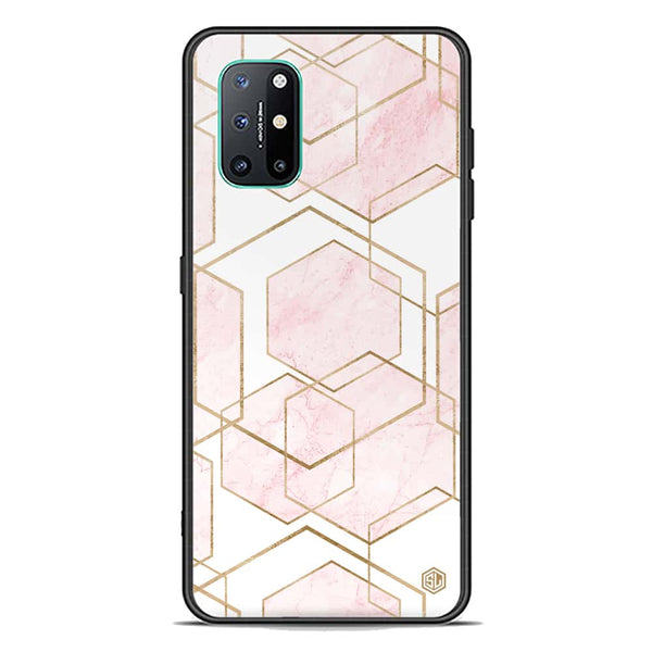 Stylish Marble Series Soft Phone Case - Premium Glass Case - Design 3 - OnePlus 8T