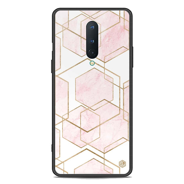 Stylish Marble Series Soft Phone Case - Premium Glass Case - Design 3 - OnePlus 8 4G