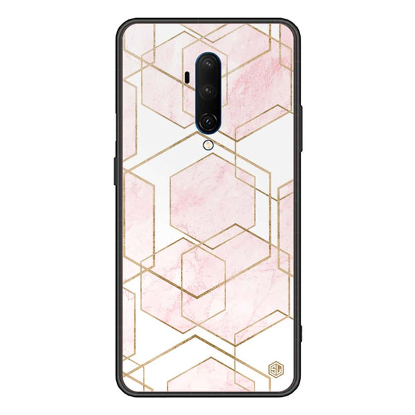 Stylish Marble Series Soft Phone Case - Premium Glass Case - Design 3 - OnePlus 7T Pro