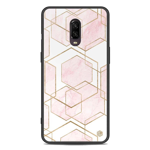 Stylish Marble Series Soft Phone Case - Premium Glass Case - Design 3 - OnePlus 6T