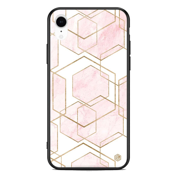 Stylish Marble Series Soft Phone Case - Premium Glass Case - Design 3 - iPhone XR