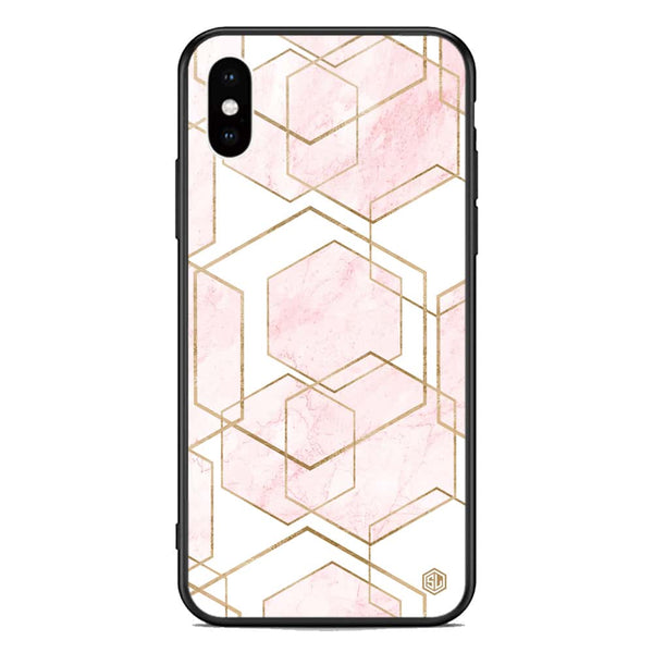 Stylish Marble Series Soft Phone Case - Premium Glass Case - Design 3 - iPhone XS Max