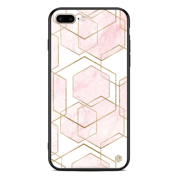 Stylish Marble Series Soft Phone Case - Premium Glass Case - Design 3 - iPhone 8 Plus / 7 Plus