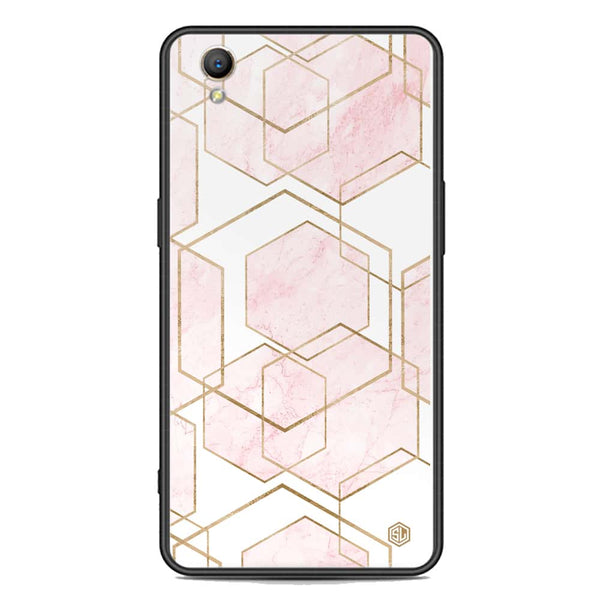 Stylish Marble Series Soft Phone Case - Premium Glass Case - Design 3 - Oppo A37