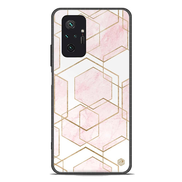 Stylish Marble Series Soft Phone Case - Premium Glass Case - Design 3 - Xiaomi Redmi Note 10 Pro Max