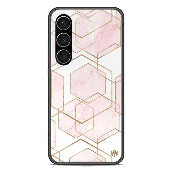 Stylish Marble Series Soft Phone Case - Premium Glass Case - Design 3 - Samsung Galaxy S23 Plus 5G