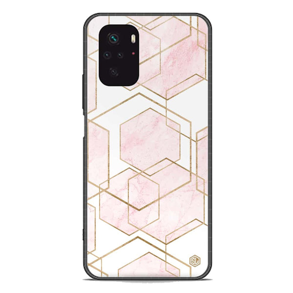 Stylish Marble Series Soft Phone Case - Premium Glass Case - Design 3 - Xiaomi Redmi Note 10S