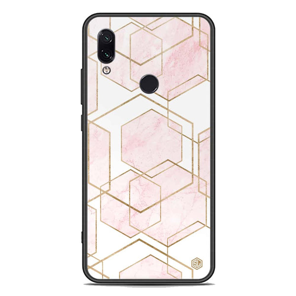 Stylish Marble Series Soft Phone Case - Premium Glass Case - Design 3 - Xiaomi Redmi Note 7 Pro