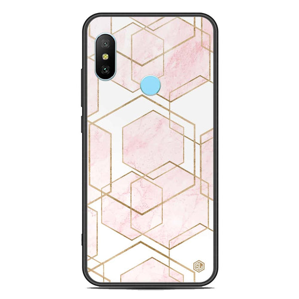 Stylish Marble Series Soft Phone Case - Premium Glass Case - Design 3 - Xiaomi Redmi Note 6 Pro