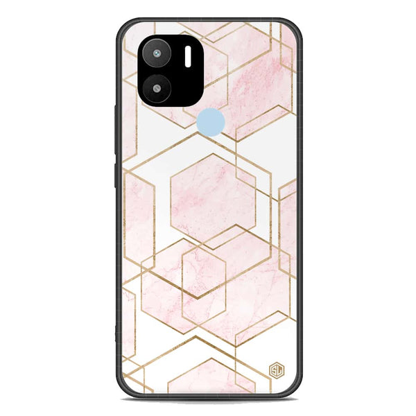 Stylish Marble Series Soft Phone Case - Premium Glass Case - Design 3 - Xiaomi Redmi A1 Plus