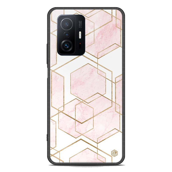 Stylish Marble Series Soft Phone Case - Premium Glass Case - Design 3 - Xiaomi 11T Pro