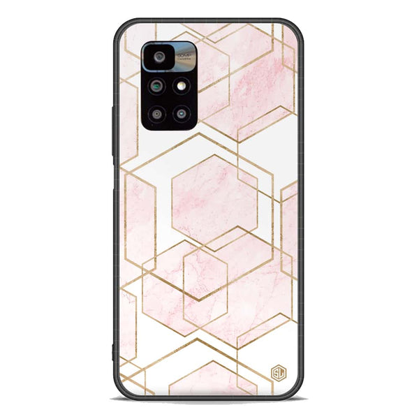 Stylish Marble Series Soft Phone Case - Premium Glass Case - Design 3 - Xiaomi Redmi 10
