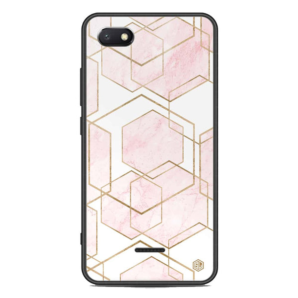 Stylish Marble Series Soft Phone Case - Premium Glass Case - Design 3 - Xiaomi Redmi 6A