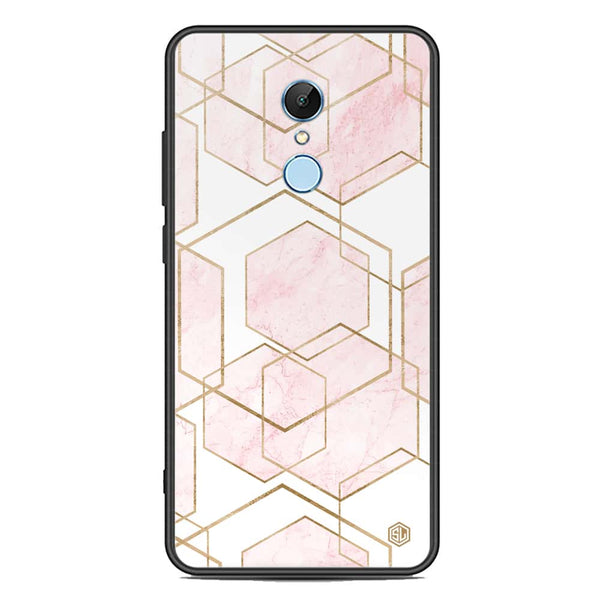 Stylish Marble Series Soft Phone Case - Premium Glass Case - Design 3 - Xiaomi Redmi 5