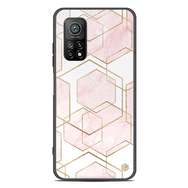 Stylish Marble Series Soft Phone Case - Premium Glass Case - Design 3 - Xiaomi Mi 10T Pro